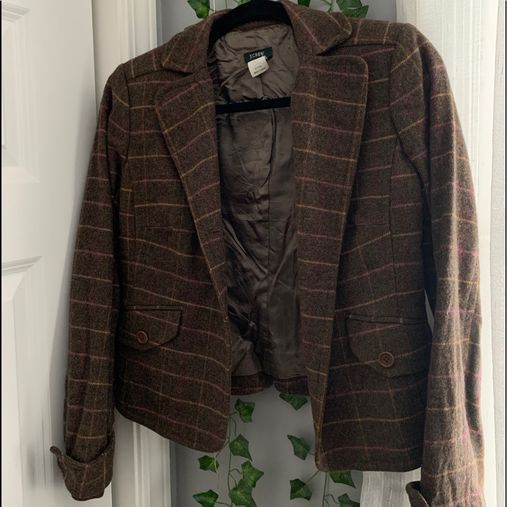 ❤️ J. Crew Plaid Blazer